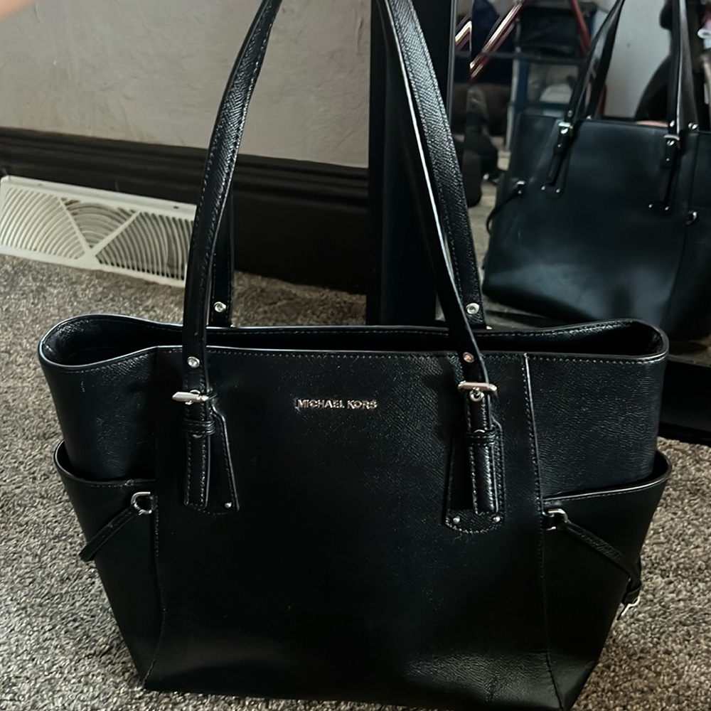 Michael Kors black shoulder bag